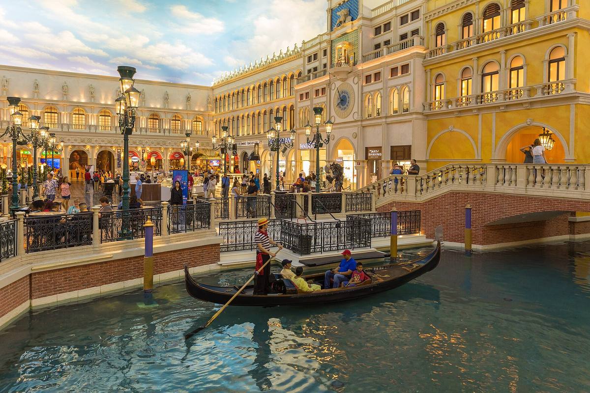 The Venetian resort in Las Vegas, home of Yardbird